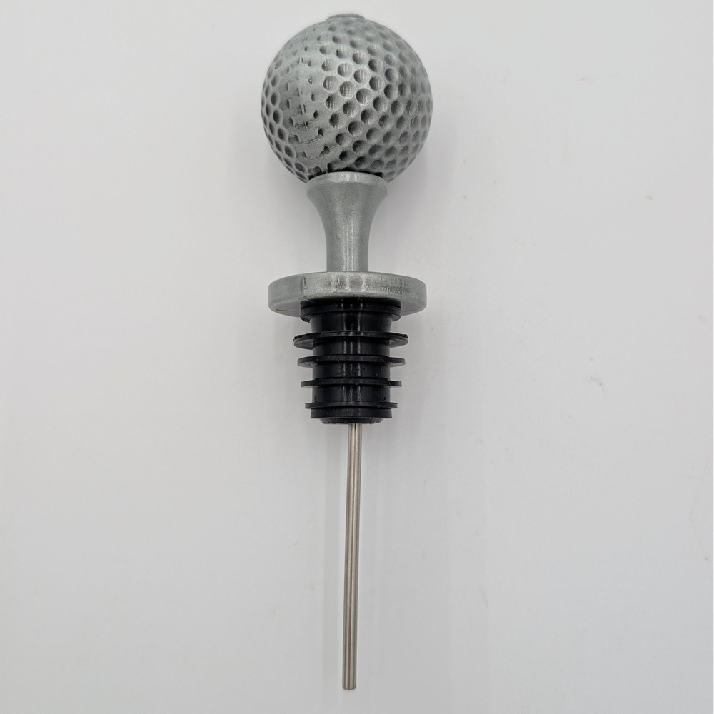 Chris's Stuff Pour Amore Golf Ball Wine Bottle Pourer Aerator Open Box